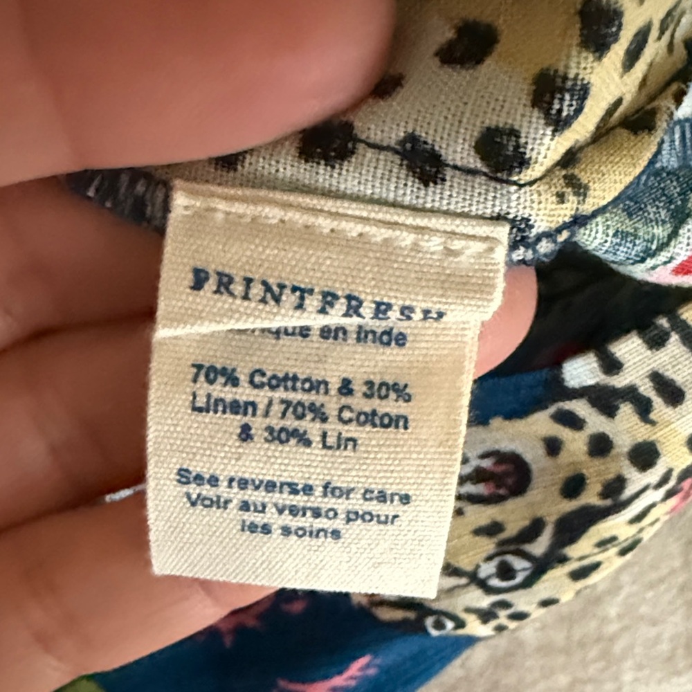 Printfresh Blue Shift Dress With Bagheera / Leopa… - image 6